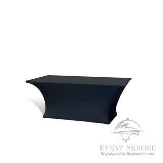  Pokrowiec na stół prostokątny czarny-180 cm